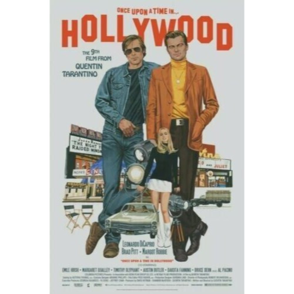 Once Upon a Time Hollywood by Paul Mann Ltd x/50 Screen Print Poster Art Mondo